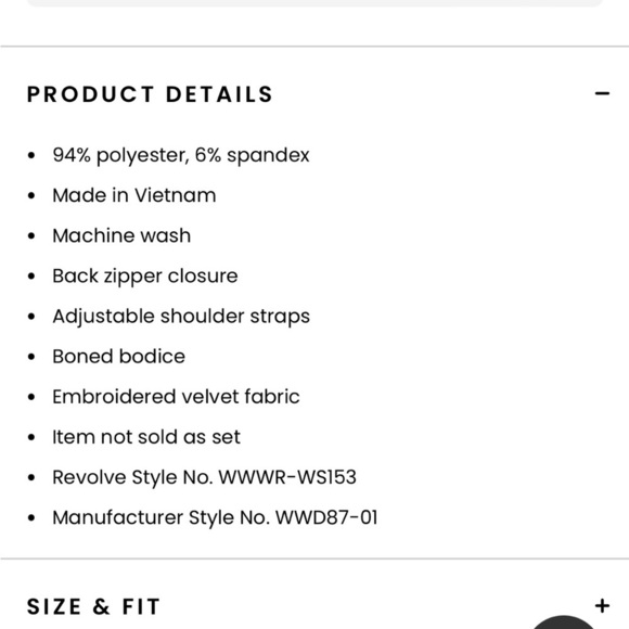 WeWoreWhat Embroider Velvet Peplum Corset Ruched Skirt Set NWT 0 XS - Picture 7 of 11